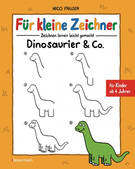 Cover-Bild Für kleine Zeichner - Dinosaurier & Co.