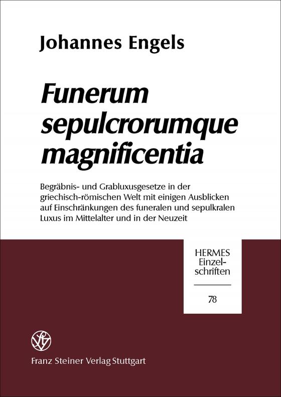 Cover-Bild Funerum sepulcrorumque magnificentia