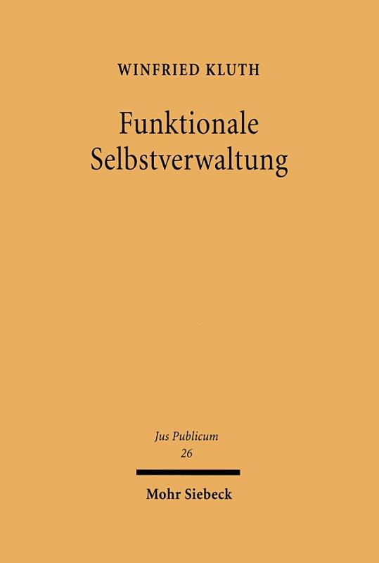 Cover-Bild Funktionale Selbstverwaltung