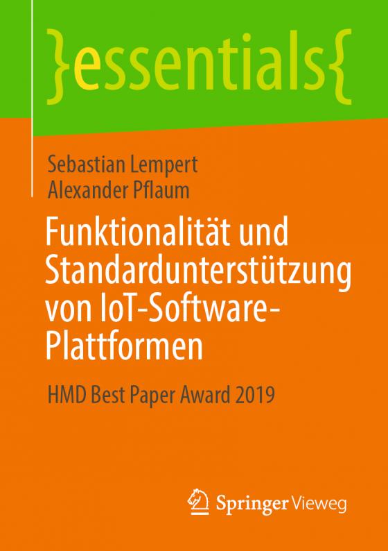 Cover-Bild Funktionalität und Standardunterstützung von IoT-Software-Plattformen