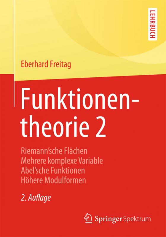 Cover-Bild Funktionentheorie 2