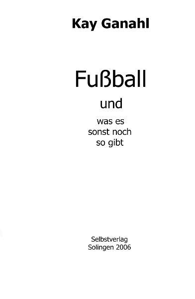 Cover-Bild Fussball und was es sonst noch so gibt