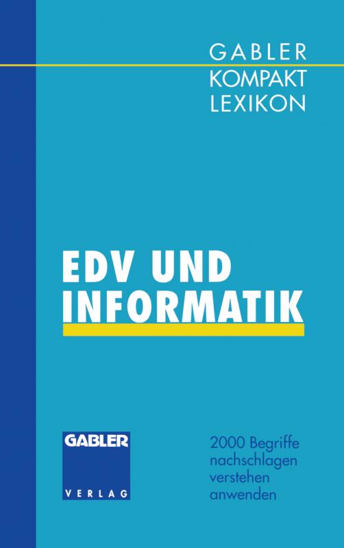 Cover-Bild Gabler Kompakt Lexikon EDV undInformatik