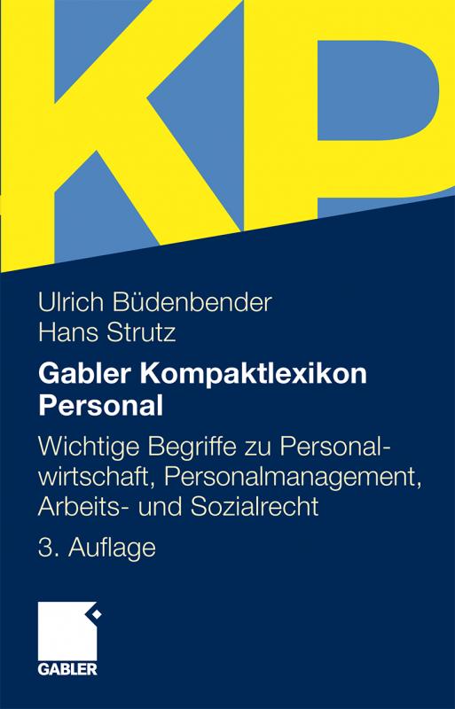 Cover-Bild Gabler Kompaktlexikon Personal