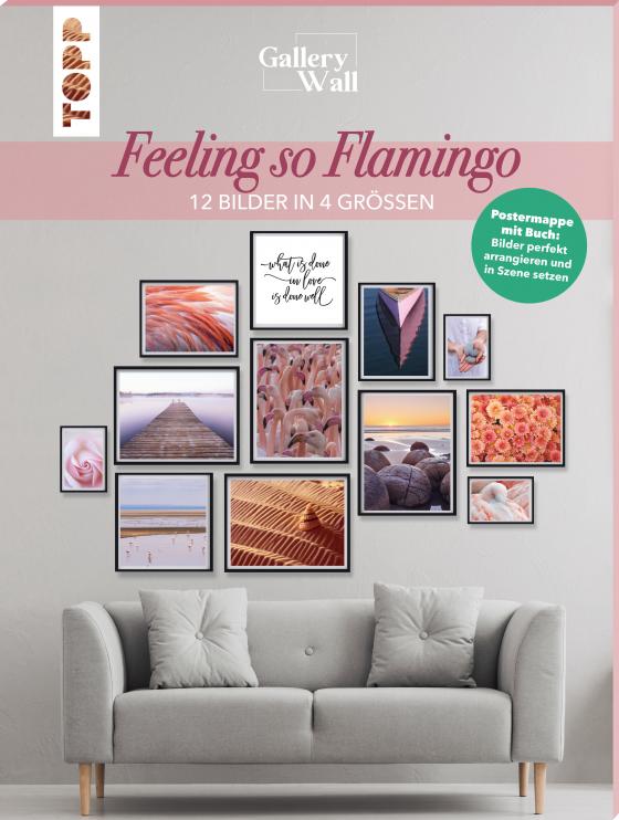 Cover-Bild Gallery Wall "Feeling so Flamingo". 12 Bilder in 4 Größen
