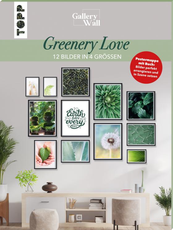 Cover-Bild Gallery Wall "Greenery Love". 12 Bilder in 4 Größen