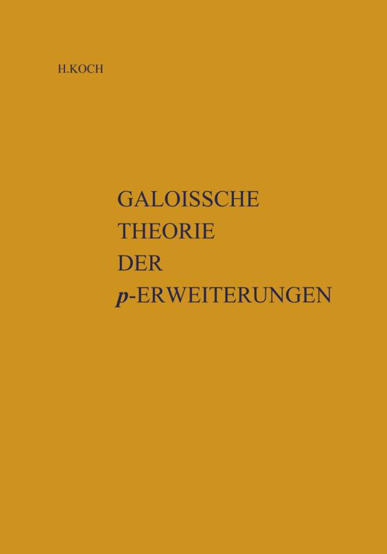 Cover-Bild Galoissche Theorie der p-Erweiterungen