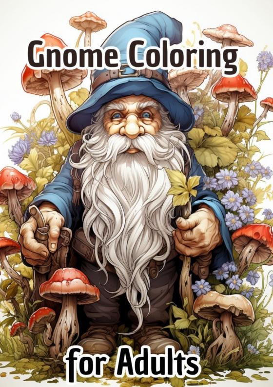 Cover-Bild Garden Gnome Coloring Book for Adults