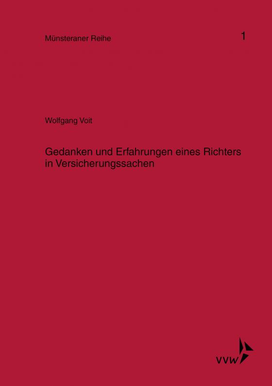 Cover-Bild Gedanken und Erfahrungen eines Richters in Versicherungssachen