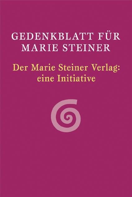 Cover-Bild Gedenkblatt für Marie Steiner