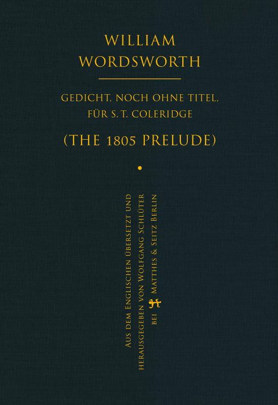 Cover-Bild Gedicht, noch ohne Titel, für S. T. Coleridge