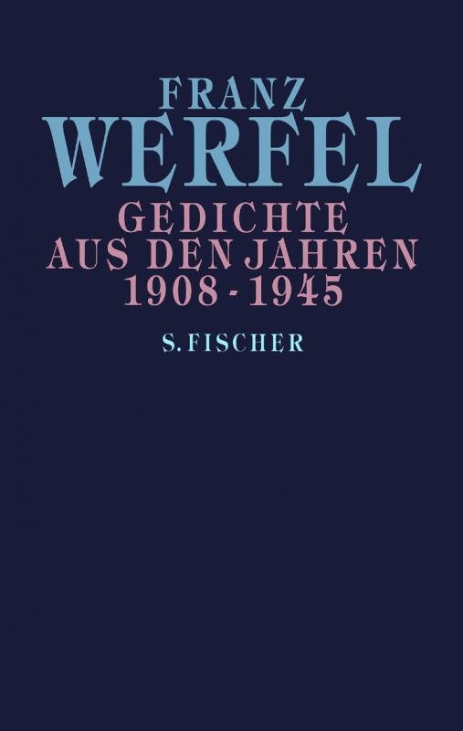 Cover-Bild Gedichte aus den Jahren 1908-1945