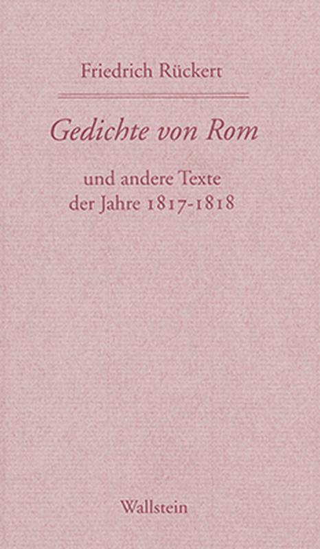 Cover-Bild Gedichte von Rom