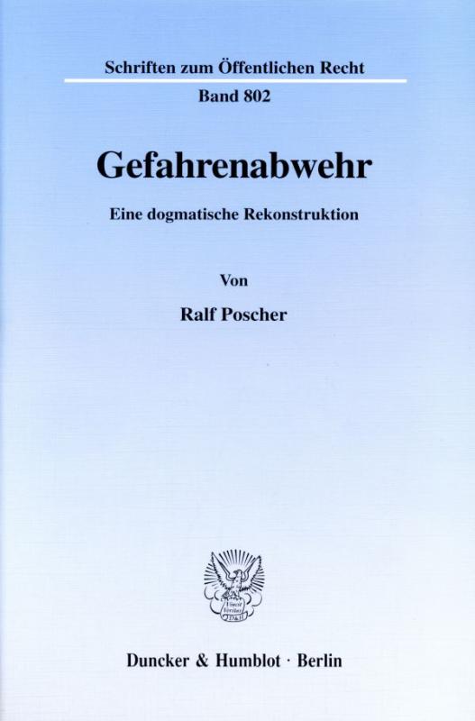 Cover-Bild Gefahrenabwehr.
