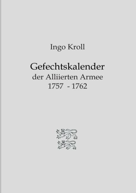 Cover-Bild Gefechtskalender der Alliierten Armee 1757-1762