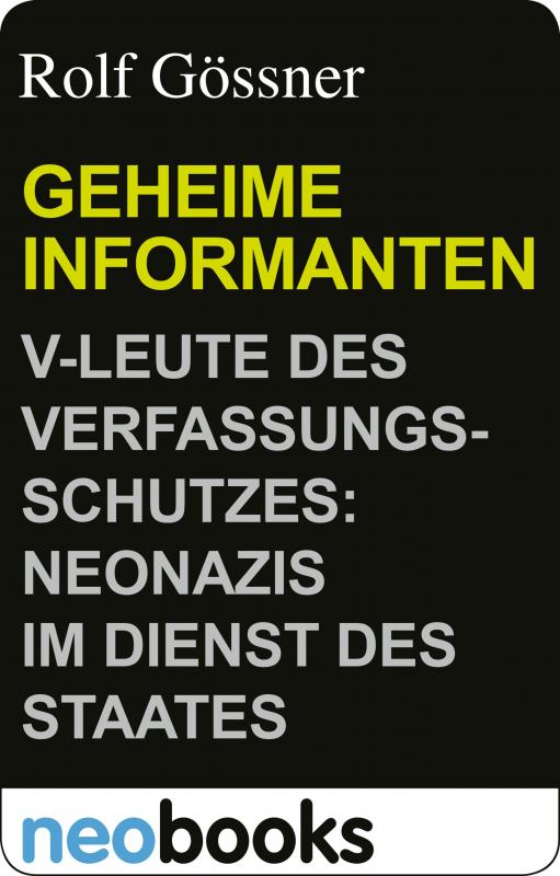 Cover-Bild Geheime Informanten