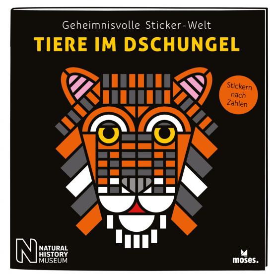 Cover-Bild Geheimnisvolle Sticker-Welt: Tiere im Dschungel