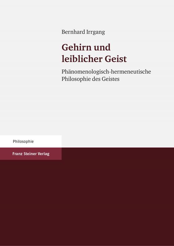 Cover-Bild Gehirn und leiblicher Geist