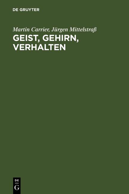 Cover-Bild Geist, Gehirn, Verhalten