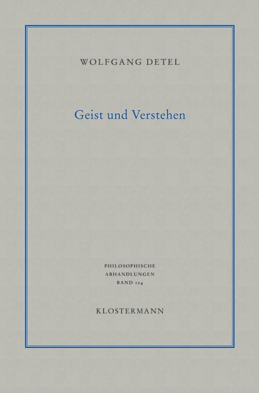 Cover-Bild Geist und Verstehen