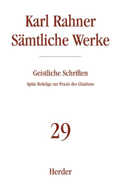 Cover-Bild Geistliche Schriften
