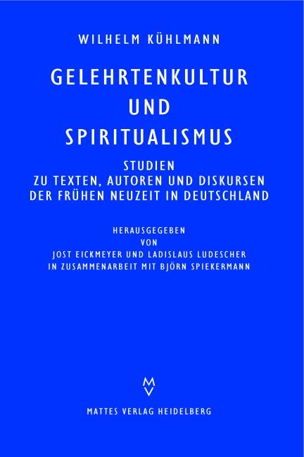 Cover-Bild Gelehrtenkultur und Spiritualismus