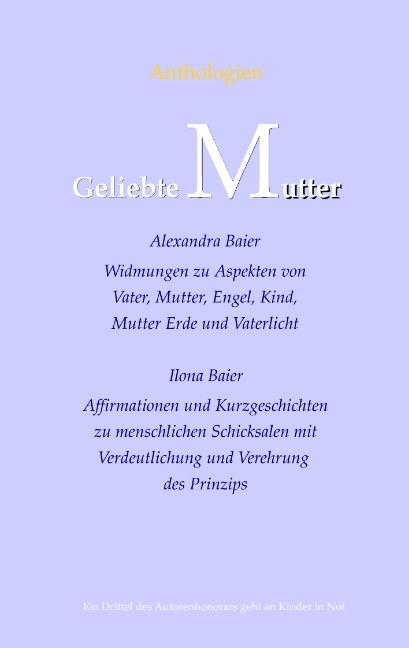 Cover-Bild Geliebte Mutter, Geliebter Vater