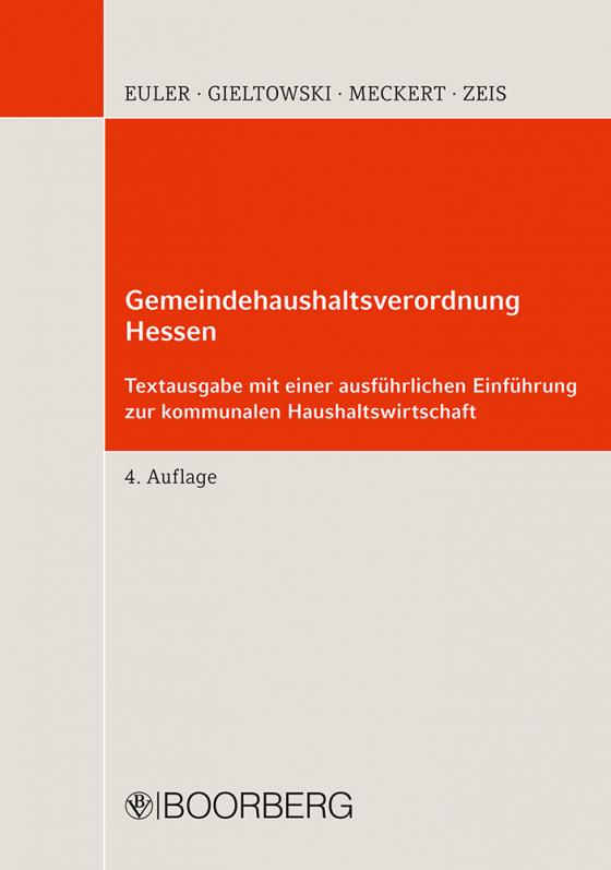 Cover-Bild Gemeindehaushaltsverordnung Hessen