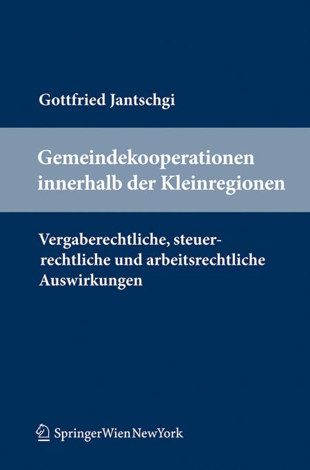 Cover-Bild Gemeindekooperationen innerhalb der Kleinregionen