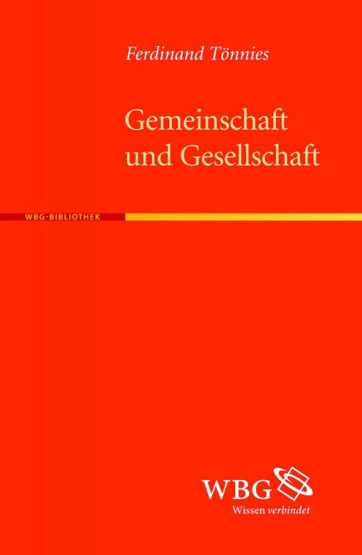 Cover-Bild Gemeinschaft und Gesellschaft