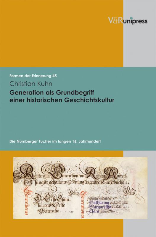 Cover-Bild Generation als Grundbegriff einer historischen Geschichtskultur