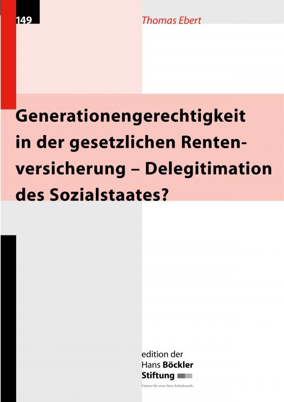 Cover-Bild Generationsgerechtigkeit in der gesetzlichen Rentenversicherung - Delegitimation des Sozialstaates?