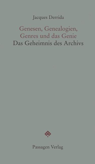 Cover-Bild Genesen, Genealogien, Genres und das Genie