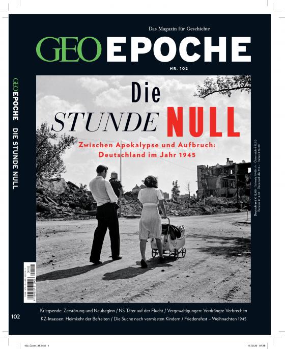 Cover-Bild GEO Epoche (mit DVD) / GEO Epoche mit DVD 102/2020 - Die Stunde Null