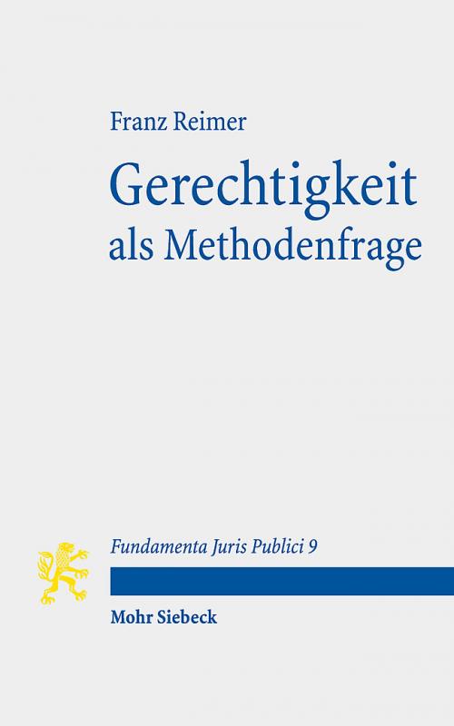 Cover-Bild Gerechtigkeit als Methodenfrage