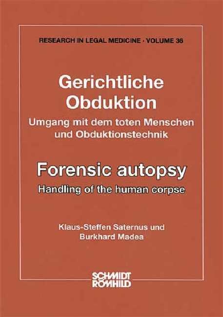 Cover-Bild Gerichtliche Obduktion /Forensic autopsy