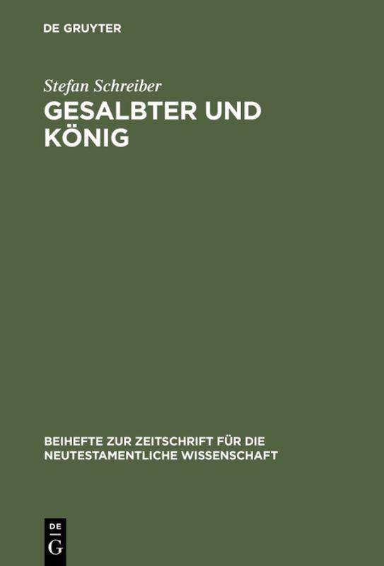 Cover-Bild Gesalbter und König