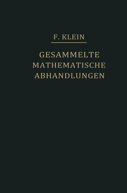 Cover-Bild Gesammelte Mathematische Abhandlungen III