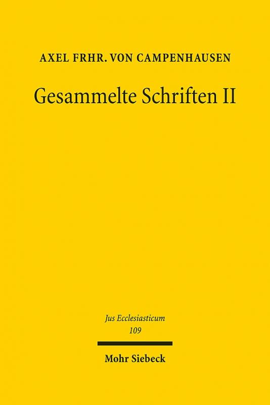 Cover-Bild Gesammelte Schriften II
