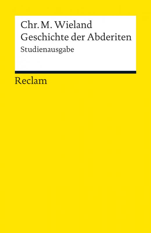 Cover-Bild Geschichte der Abderiten. Studienausgabe