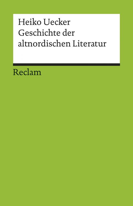 Cover-Bild Geschichte der altnordischen Literatur
