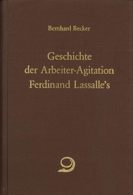 Cover-Bild Geschichte der Arbeiter-Agitation Ferdinand Lassalle's