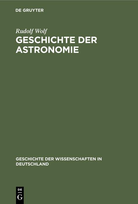 Cover-Bild Geschichte der Astronomie