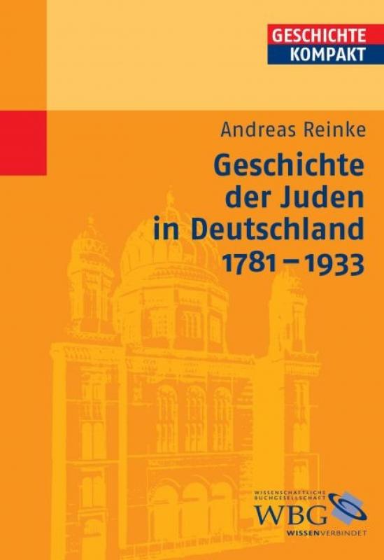 Cover-Bild Geschichte der Juden in Deutschland 1781-1933
