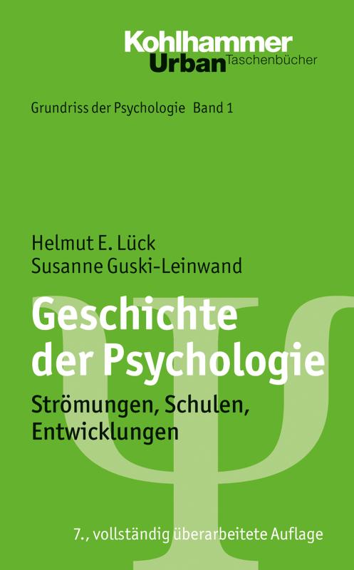 Cover-Bild Geschichte der Psychologie