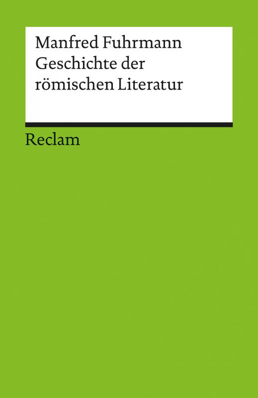 Cover-Bild Geschichte der römischen Literatur