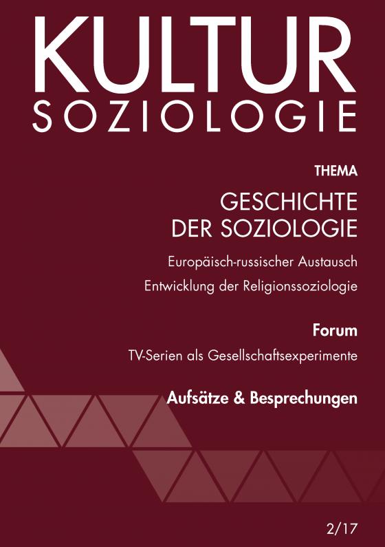 Cover-Bild Geschichte der Soziologie