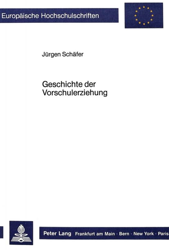 Cover-Bild Geschichte der Vorschulerziehung