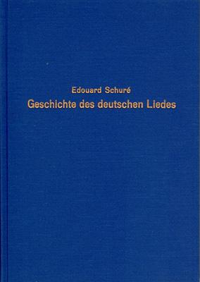 Cover-Bild Geschichte des Deutschen Liedes