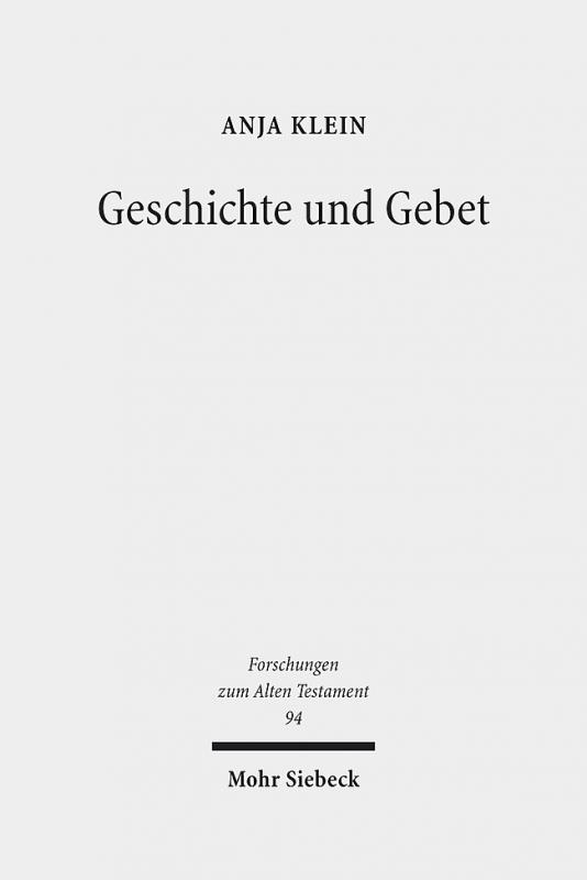 Cover-Bild Geschichte und Gebet